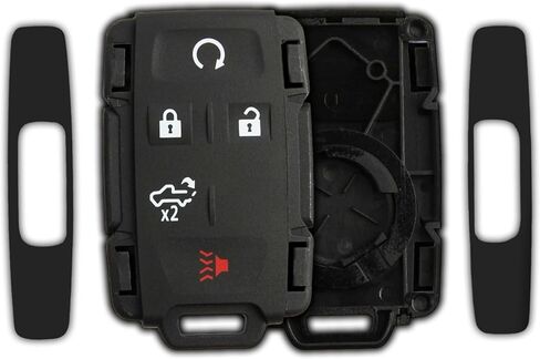 Remote Key Fob Shell 5bth Lift Gate Case for Chevrolet Silverado GMC Sierra (M3N-32337200, 84209236) in Saudi Arabia