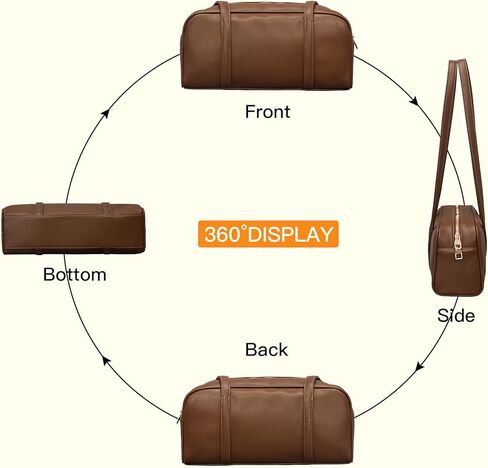 Arkefi Swing Zip Shoulder Bag for Women Vegan Leather Small Handbags with Zipper in Saudi Arabia