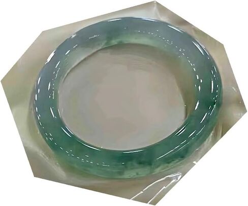 Natural Jade Bangle Bracelet for Women Genuine with 100% Grade A Jade Handmade Bracelets,Healing Protection Good Luck in Saudi Arabia