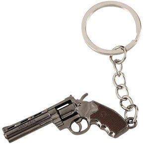 Tactical Mini Zinc Alloy Gun Keychain (M16A4/M500/M92/Colt 357) - Single Small Gun Pendant Accessory in Saudi Arabia