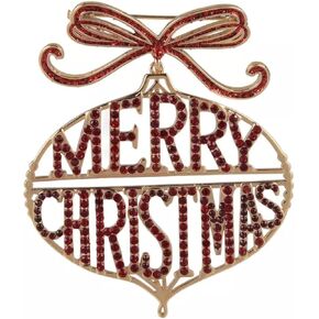 Hallmark Merry Christmas Bow Ornament Pin in Saudi Arabia