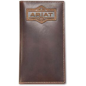 ARIAT Men's Crazy Horse Patch Leather Rodeo Wallet in Saudi Arabia