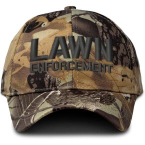 Custom Camo Baseball Cap Lawn Enforcement Agency Embroidery Cotton Strap Closure in Kuwait