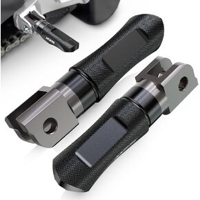 MZS Motorcycle Front Foot Pegs, Adjustable Sport Footpegs Rider Foot Pedal Rest Black Compatible with GSXR 600 750 08-17 / GSXR1000 09-23 / GSXS 750 1000 15-23 / Hayabusa SFV650 08-14 / Katana 20-22 in Kuwait