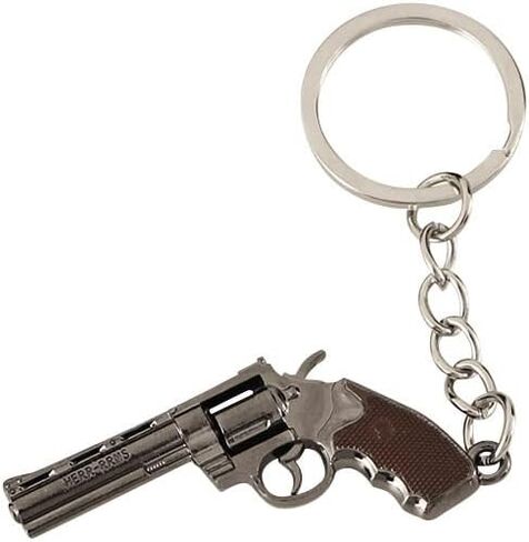 Tactical Mini Zinc Alloy Gun Keychain (M16A4/M500/M92/Colt 357) - Single Small Gun Pendant Accessory in Saudi Arabia