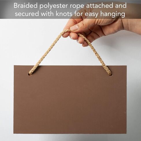 CounterArt In My Defense I Was Left Unsupervised Humorous Hanging Wood Wall Sign 9.5" x 5.75" Made in the USA Features Braided Rope Hanger in Saudi Arabia