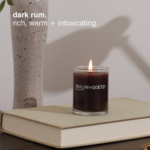 Malin+Goetz Scented Candle Set | Hand-Poured Soy Wax with Unique Fragrance Blends | Clean-Burning, Vegan & Cruelty-Free | Bergamot, Strawberry, Rum & Leather | Scent The Mood Votive Set. in Saudi Arabia