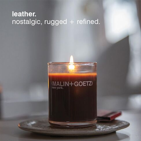 Malin+Goetz Scented Candle Set | Hand-Poured Soy Wax with Unique Fragrance Blends | Clean-Burning, Vegan & Cruelty-Free | Bergamot, Strawberry, Rum & Leather | Scent The Mood Votive Set. in Saudi Arabia