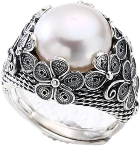 Agemoss Agemos Stackable Ring, Multi-Row CZ Diamond Band, Sparkling Zircon Crystal in Saudi Arabia