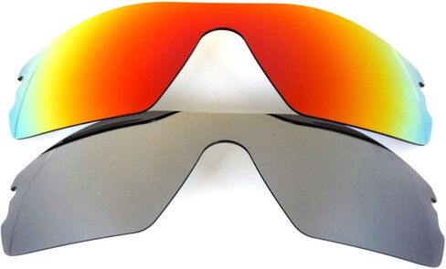 Galaxy Replacement Lenses for Oakley Radar Path Black&Ash Gray Color Polorized 2 Pairs,FREE S&H. in Saudi Arabia