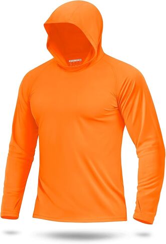Boladeci Men's UPF 50+ Sun Protection Lightweight Hoodie Shirts Long Sleeve Fishing Shirts SPF UV Hiking Swim in Kuwait