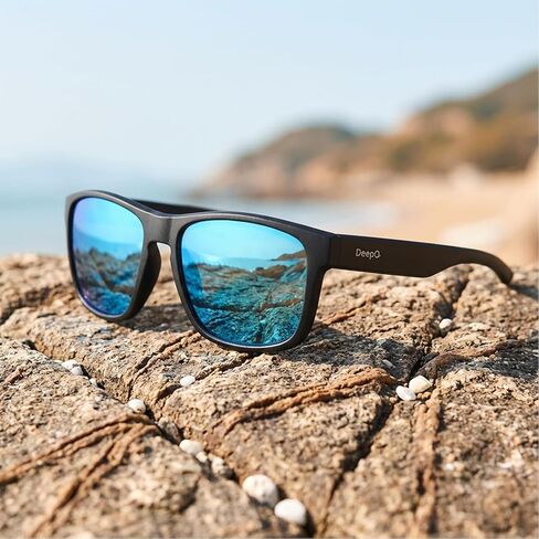 DeepQ Polarized Sport Sunglasses with UV Protection for Men Women – Great for Driving, Running, Fishing, and Cycling in Saudi Arabia