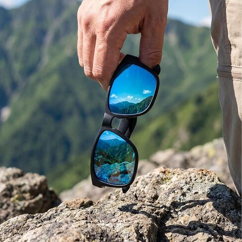 DeepQ Polarized Sport Sunglasses with UV Protection for Men Women – Great for Driving, Running, Fishing, and Cycling in Saudi Arabia