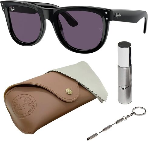نظارات شمسية راي بان RBR0502S WAYFARER REVERSE مربعة الشكل للرجال والنساء مع مجموعة نظارات RAYBAN الرسمية in Kuwait