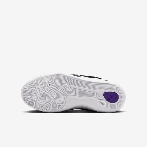 حذاء كرة السلة Kobe IX Big Kids من Nike (أسود/أبيض/ذهبي جامعي) مقاس 4.5 in Kuwait