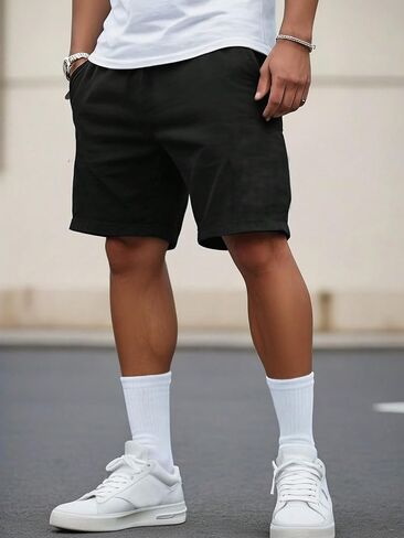 1 Piece Boys' Teenage Fashion Athletic Shorts - Comfortable, Spring/Summer/Fall Wear in Saudi Arabia