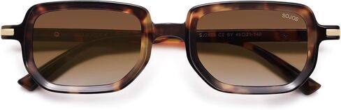 SOJOS Retro Polarized Rectangle 70s Sunglasses for Women Men,Trendy Hexagon 80s 90s Shades SJ2625 in Saudi Arabia
