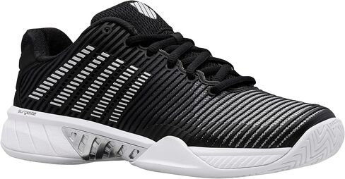 K-Swiss Women's Hypercourt Express 2 حذاء تنس (بيضاء/بتلة أوركيد/نيون الحريق) in Kuwait