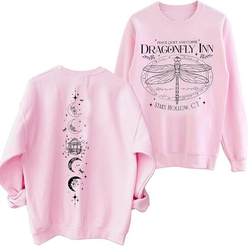HappySSSum Vintage Dragonfly Sweatshirt for Women Autumn Sweater Gift in Saudi Arabia
