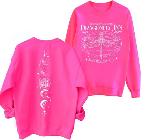 HappySSSum Vintage Dragonfly Sweatshirt for Women Autumn Sweater Gift in Saudi Arabia