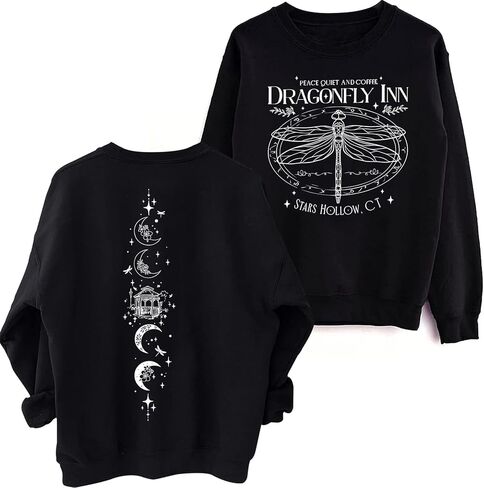 HappySSSum Vintage Dragonfly Sweatshirt for Women Autumn Sweater Gift in Saudi Arabia