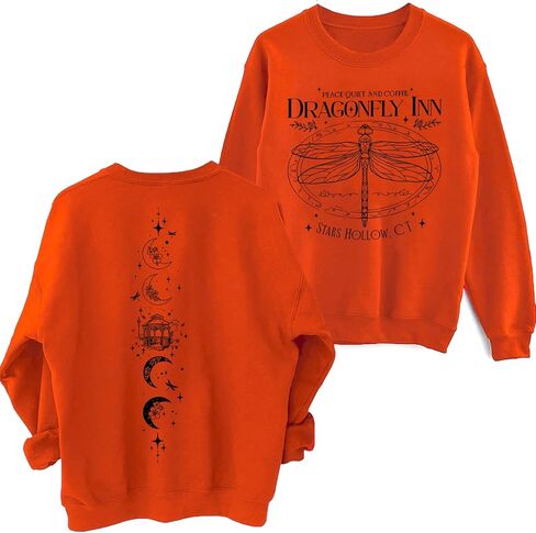 HappySSSum Vintage Dragonfly Sweatshirt for Women Autumn Sweater Gift in Saudi Arabia