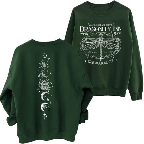 HappySSSum Vintage Dragonfly Sweatshirt for Women Autumn Sweater Gift in Saudi Arabia