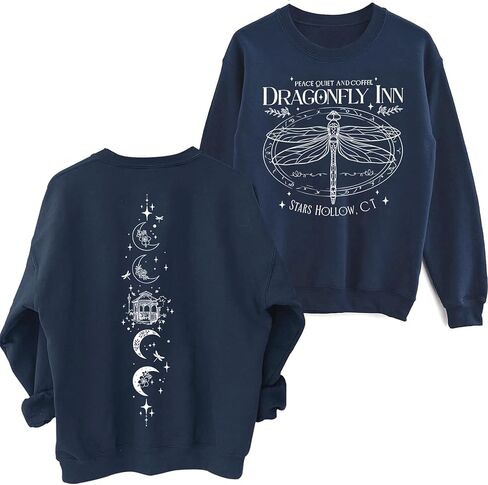 HappySSSum Vintage Dragonfly Sweatshirt for Women Autumn Sweater Gift in Saudi Arabia