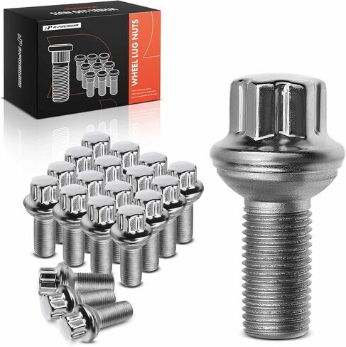 A-Premium 5Pcs M14-1.5 Wheel Studs Compatible with Mercedes-Benz C180 C200 C230 C250 C300 C350 E280 E300 E320 E350 E500 C63/E55/E63 AMG S350 S430 S450 in Saudi Arabia