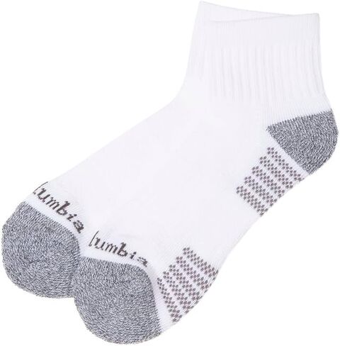 Columbia Women's Pique Footbed Quarter Crew Socks 6 Pair, White, Women's 4-10 Shoe in Saudi Arabia