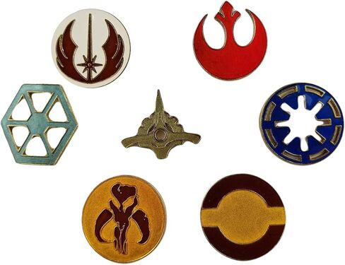 Disney - Star Wars - Mini-Pin Collection - Star Wars Emblems 7 Pin Set 77127 in Saudi Arabia
