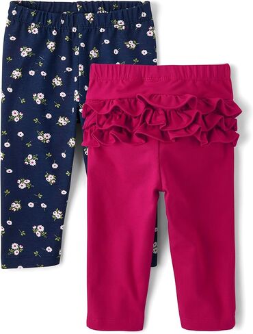 The Children's Place ، Baby Girls ، و Netborn Knit على السراويل ، Tutu/Wintermint Tutu/Critter 2 حزمة ، 0 أشهر ، 3 أشهر in Kuwait