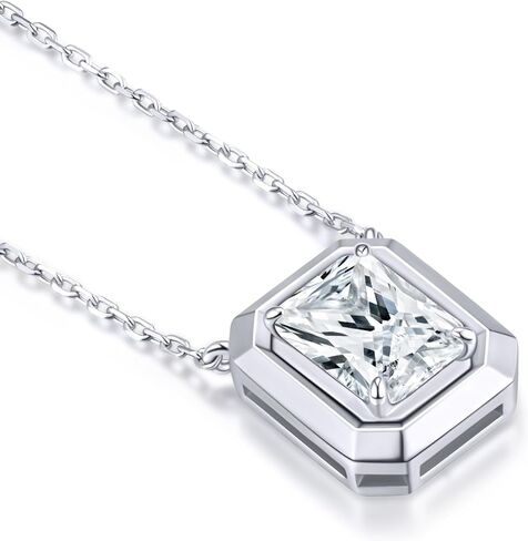 KSTYLE 14K مطلية بالذهب مويسانيتي/الزمرد قلادة للنساء لذيذ قلادة القلائد للنساء زوجة الأم صديقة مجوهرات هدايا in Kuwait