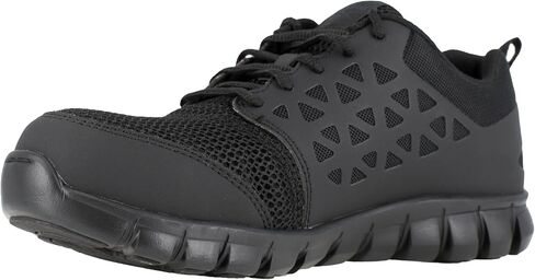 Reebok Work Men RB409 Sublite Cushion Cushion Safety Athletic Athletic Toe Toe حذاء أسود ، 17 in Saudi Arabia