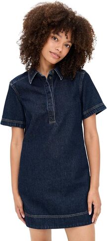 Madewell Women's Denim Popover Mini Dress in Saudi Arabia