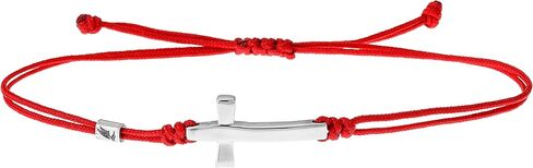 Wind Passion - Cross Bracelet for Women & Men - Adjustable Paracord Cross Bracelet - Handmade String Cross Bracelet - Mens Waterproof Thread Bracelet with Stainless Steel Cross in Saudi Arabia