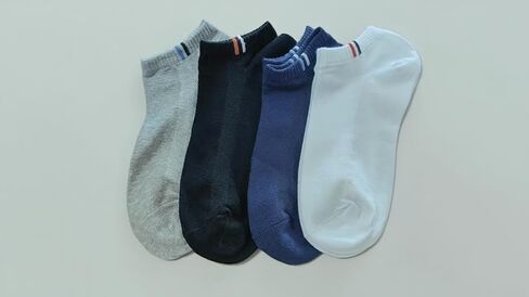 4 Pairs Soft Ankle Cotton Socks - Casual Unisex Socks for Men Women Cute Lightweight Gifts in Saudi Arabia