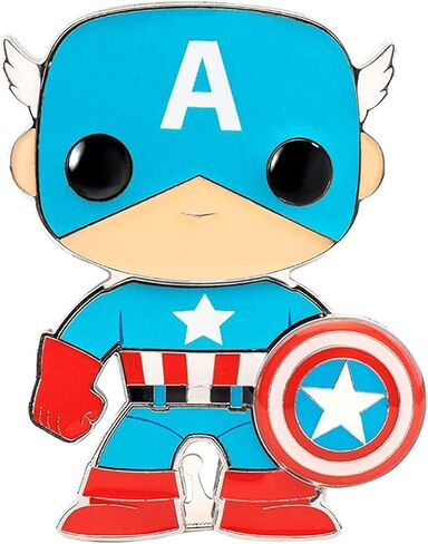 Funko Pop! Pin: Marvel - Captain America in Saudi Arabia