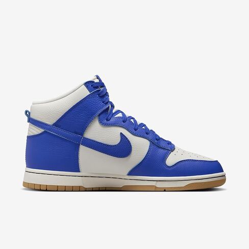 Nike Dunk High Retro SE Men's Shoes (FV6612-001, Phantom/Pale Ivory/Gum Yellow/Racer Blue) Size 11 in Saudi Arabia