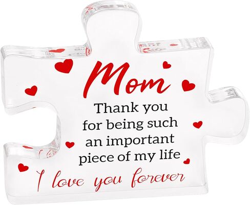 Gifts for Dad - Father's Present, Dad Gifts from Daughter for Birthday Christmas, Cool Presents Ideas, Engraved Acrylic Block Puzzle Gift for Father 2.2 x 2.8 in in Saudi Arabia
