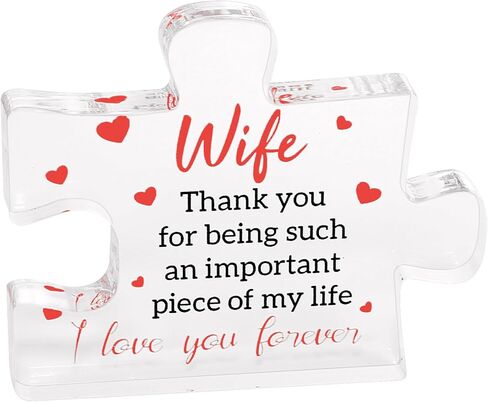 Gifts for Dad - Father's Present, Dad Gifts from Daughter for Birthday Christmas, Cool Presents Ideas, Engraved Acrylic Block Puzzle Gift for Father 2.2 x 2.8 in in Saudi Arabia