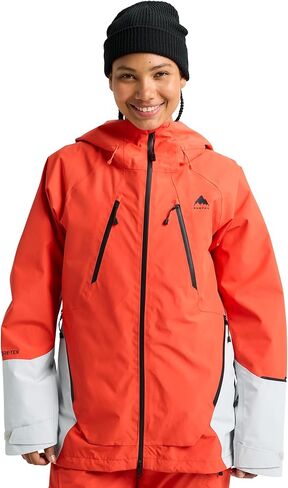Burton Women's Reserve GORE-TEX 2L Jacket – Fiesta Red/Gray Cloud, XL in Saudi Arabia