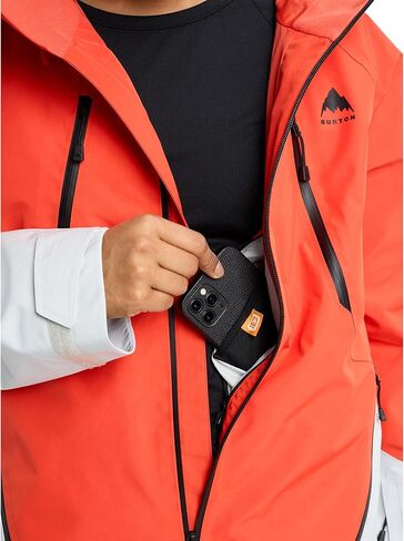 Burton Women's Reserve GORE-TEX 2L Jacket – Fiesta Red/Gray Cloud, XL in Saudi Arabia