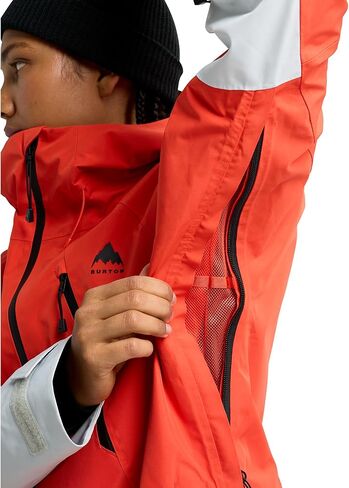 Burton Women's Reserve GORE-TEX 2L Jacket – Fiesta Red/Gray Cloud, XL in Saudi Arabia