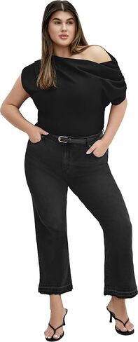 City Chic Women's Plus Size Jean - Paloma Kick Flare in Saudi Arabia