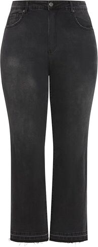 City Chic Women's Plus Size Jean - Paloma Kick Flare in Saudi Arabia