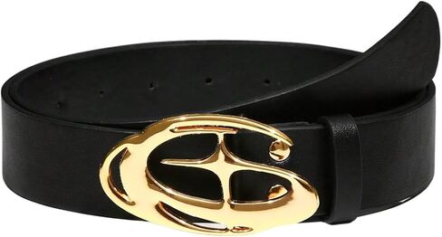 Floerns Women's Y2k Belt Punk Waist Belt Leather Belt Metal Buckle Belt for Jeans in Saudi Arabia