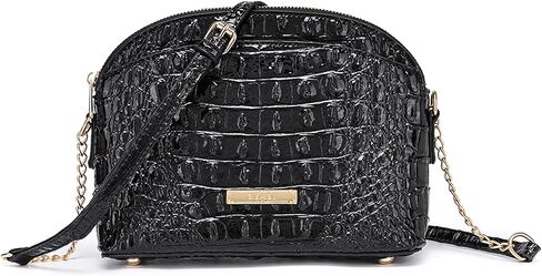 Makcr Joacbv العصرية المرأة حقيبة محفظة التمساح تنقش نمط Crossbody حقيبة يد لطيف نباتي الجلود مخلب in Kuwait