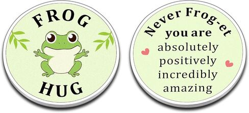 Positive Frog Keychain - Valentines Keychain Gift for Teenage Girls 16-18, Frog Themed Gifts for Boys 20s, Cool Valentines Boys Gift, Frogs Stuff for Friends Coworkers Women Men Birthday Christmas in Saudi Arabia