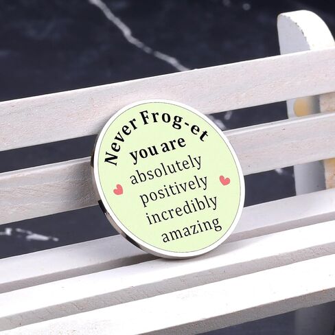 Positive Frog Keychain - Valentines Keychain Gift for Teenage Girls 16-18, Frog Themed Gifts for Boys 20s, Cool Valentines Boys Gift, Frogs Stuff for Friends Coworkers Women Men Birthday Christmas in Saudi Arabia
